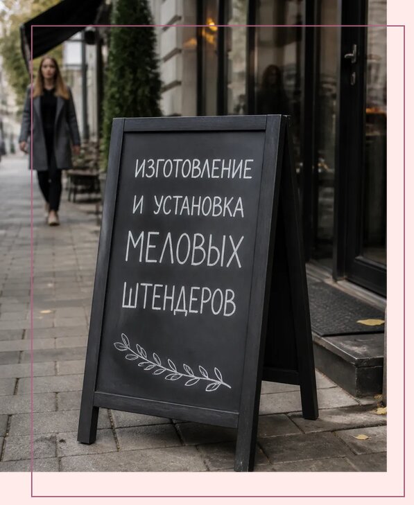 Меловые штендеры в Северске по цене от 6757 р. | Аванза-Свк